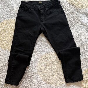 New Lee Black Jeans 29x30 never worn.